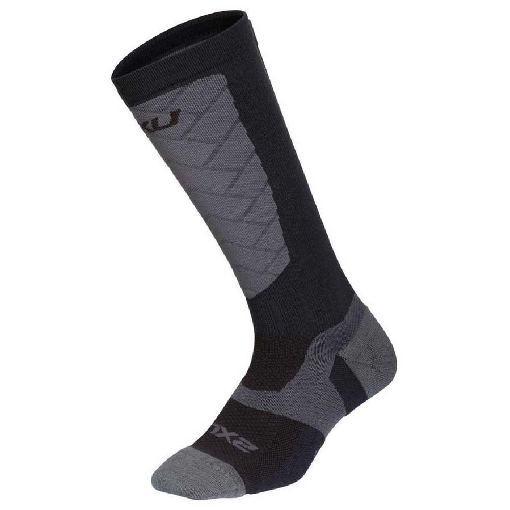 2xu Vectr Alpine Compression 36-40 Cm Long Socks Grau EU 42-46 Mann von 2xu