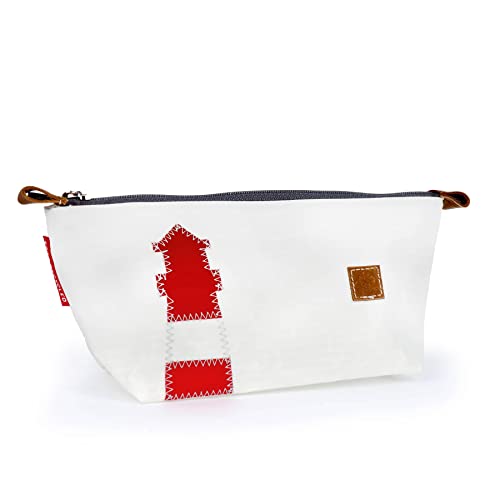 360° Navigator Etui aus Segeltuch, Recycling Federtasche Federmäppchen, weiß Leuchtturm rot 360° Navigator Etui aus Segeltuch, Recycling Federtasche Federmäppchen, weiß Leuchtturm rot von 360°