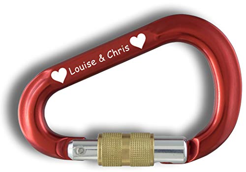 3Dglas Karabiner HMS mit Gravur | Stubai Pro | Rot 3Dglas Karabiner HMS mit Gravur | Stubai Pro | Rot von 3Dglas