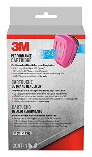 3M 60921 Respirator Cartridge/P100 Filter for Organic Vapors/Particulates, 2/Pack von 3M
