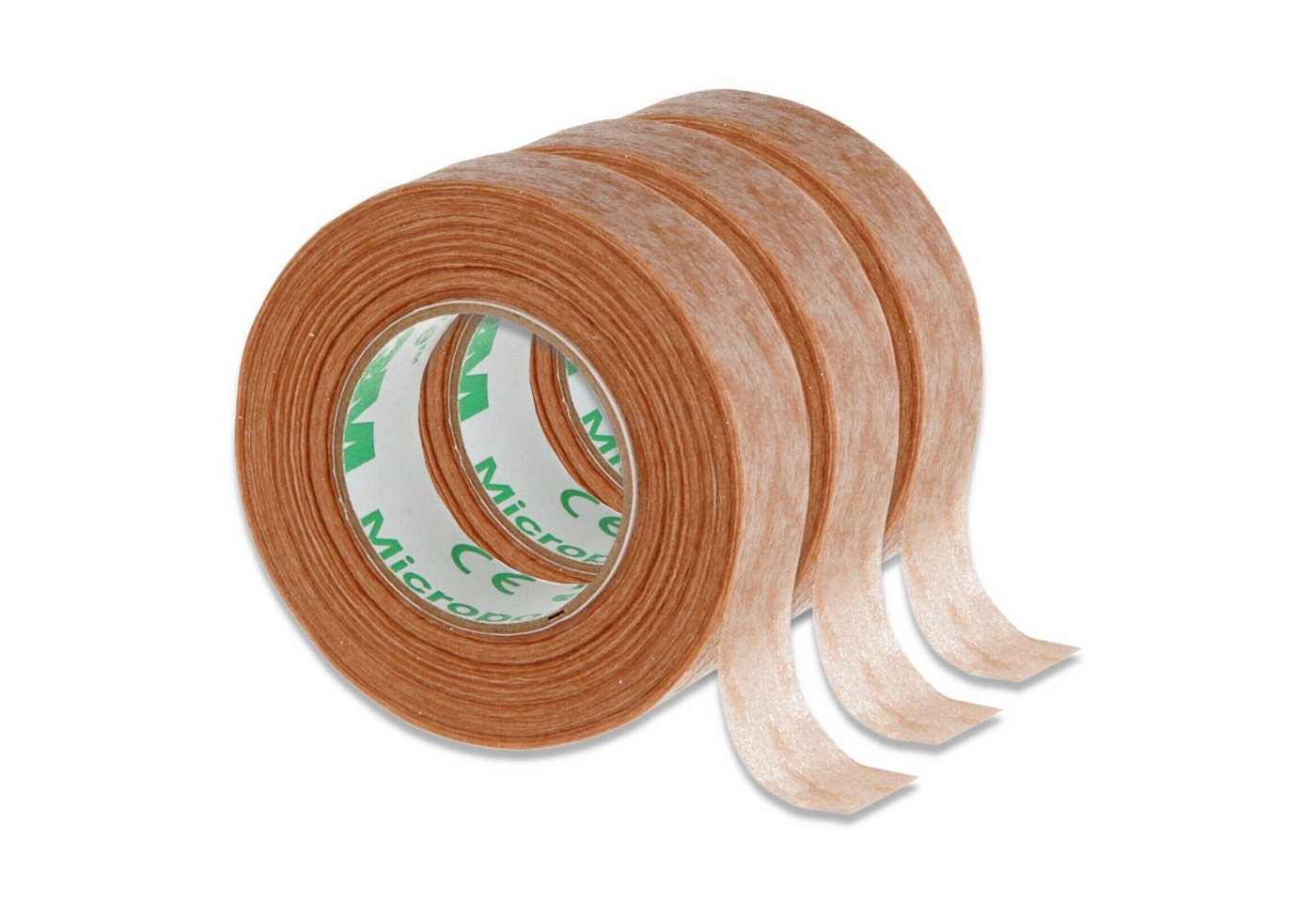 3M Augenlid-Tape Micropore 3M Tape Wimpernverlängerung Vliespflaster Hellbraun Haut, Hohe Haftbarkeit 3M Augenlid-Tape Micropore 3M Tape Wimpernverlängerung Vliespflaster Hellbraun Haut, Hohe Haftbarkeit von 3M
