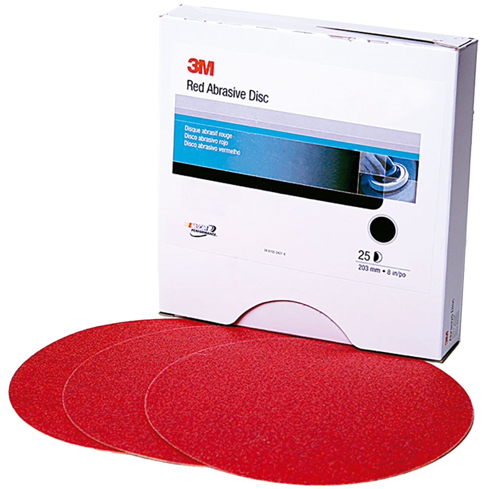 3m Abrasive Hookit P1000a 6´´ Film Disc 25 Units Rot von 3m