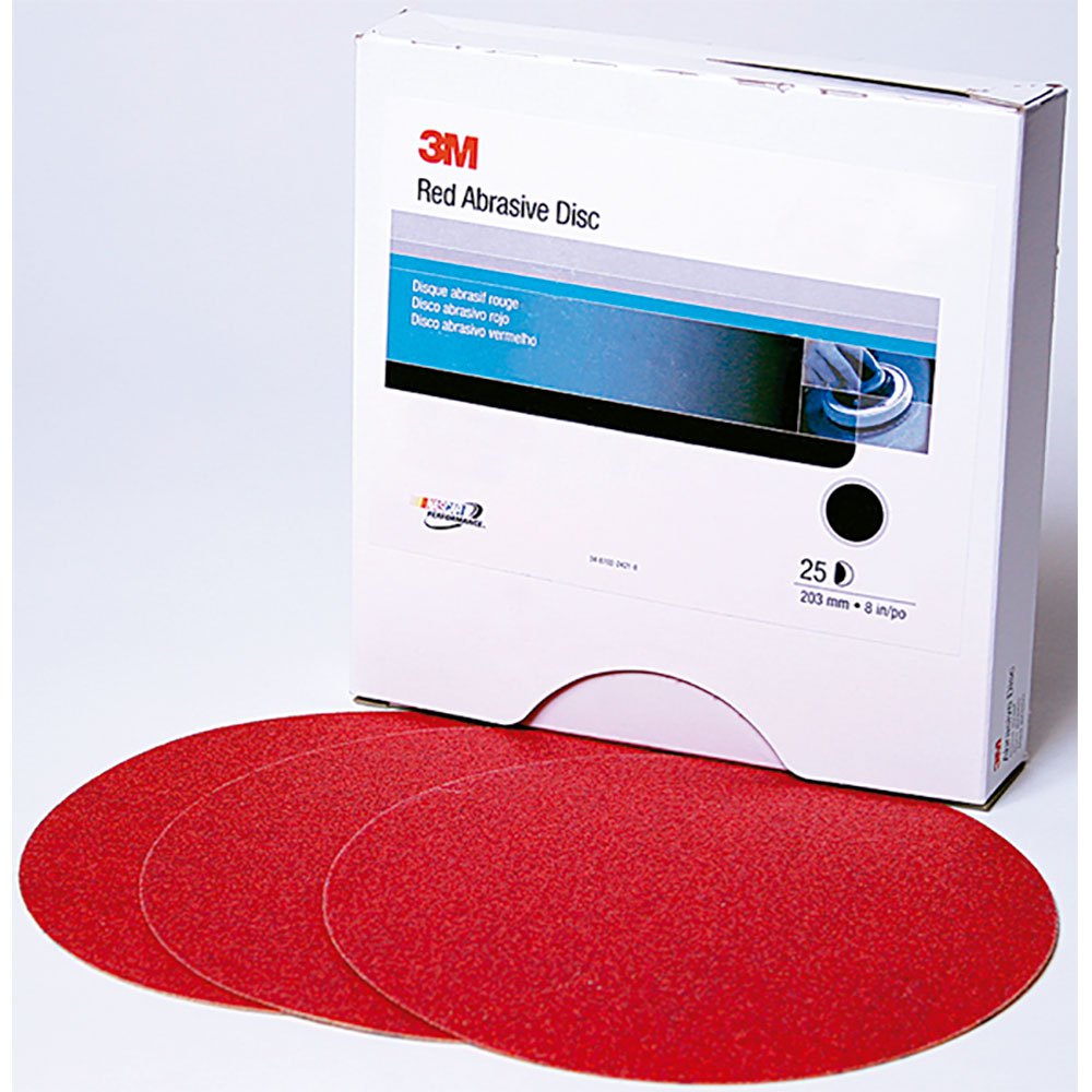 3m Abrasive Hookit P1200a 6´´ Film Disc 25 Units Rot von 3m