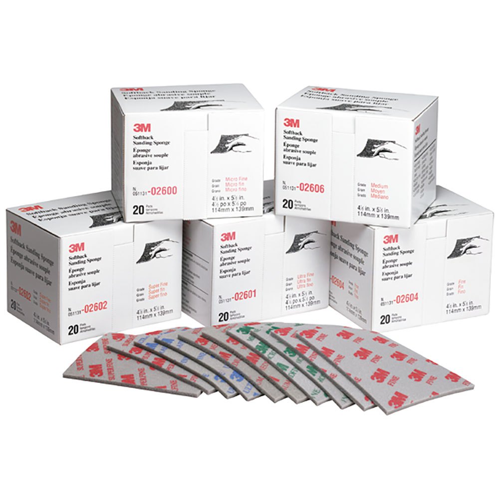 3m Fine Sanding Sponge 20 Units Grau 3m Fine Sanding Sponge 20 Units Grau von 3m