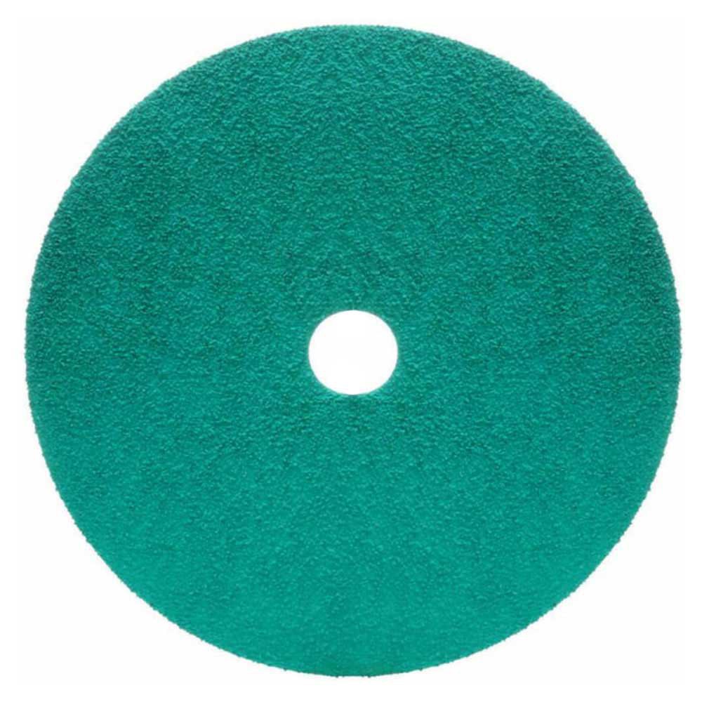 3m Green Corps 5x7/8´´ 40g Fibre Sandpaper Disc 20 Units Grün von 3m