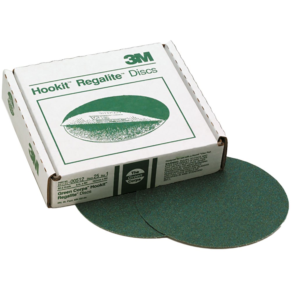 3m Green Corps Hookit Regalite Discs 8´´ 60g 25 Units Grün 3m Green Corps Hookit Regalite Discs 8´´ 60g 25 Units Grün von 3m