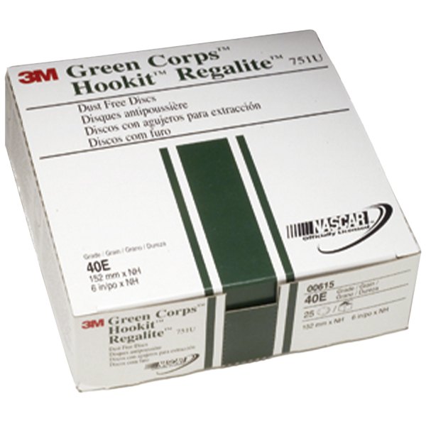 3m Green Corps Hookit Regalite Dust Free Discs 40e 6´´ 25 Units Grün 3m Green Corps Hookit Regalite Dust Free Discs 40e 6´´ 25 Units Grün von 3m