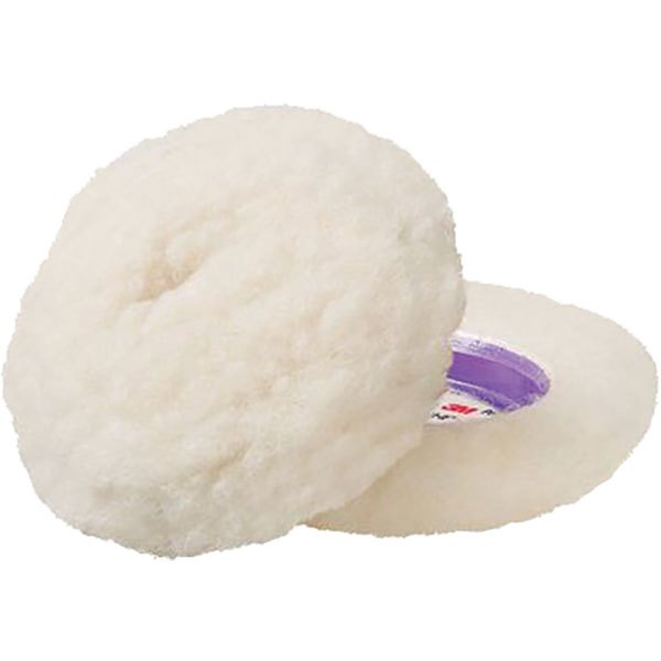 3m Low Lint Wool Compound Pad 4´´ Weiß von 3m