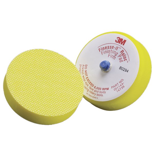 3m Marine Finesse-it Roloc Finishing Disc Pad 3´´ Gelb von 3m