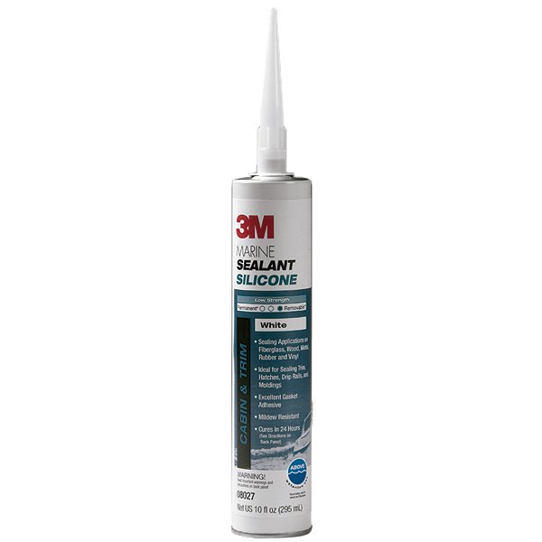 3m Marine Grade Mildew Resistant Silicone 195ml Weiß von 3m