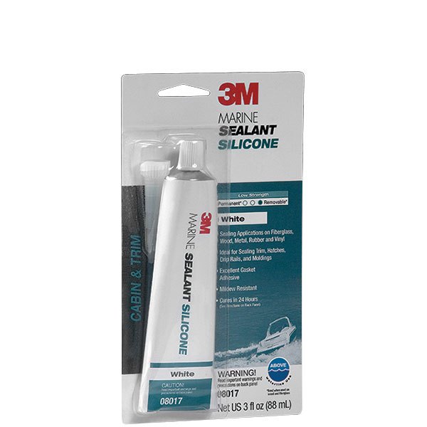 3m Marine Grade Mildew Resistant Silicone 88ml Weiß von 3m