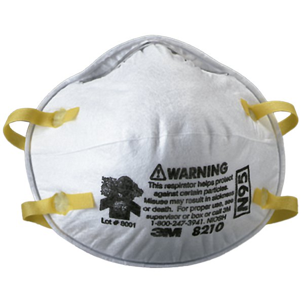 3m Particulate Respirator 8210 N95 20 Units Weiß 3m Particulate Respirator 8210 N95 20 Units Weiß von 3m