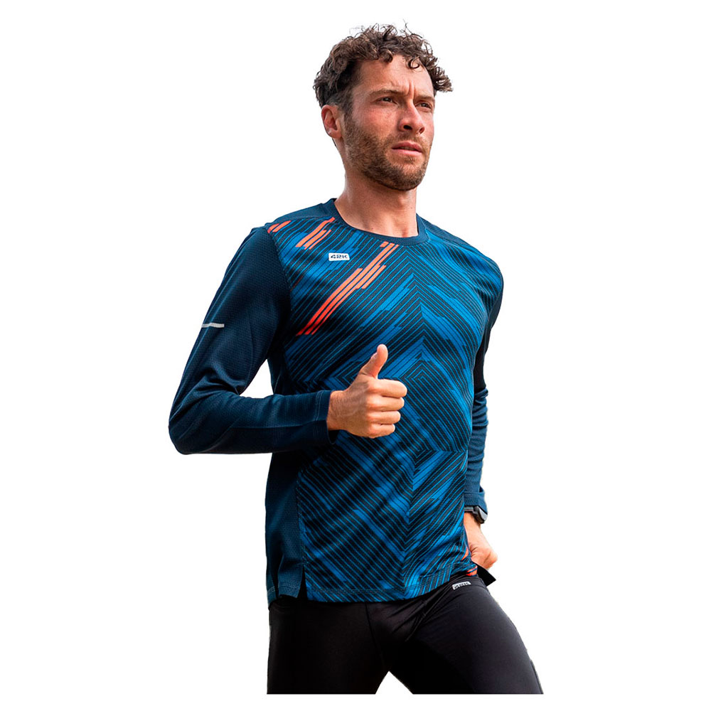 42k Running Vortex Winter Long Sleeve T-shirt Blau L Mann 42k Running Vortex Winter Long Sleeve T-shirt Blau L Mann von 42k Running