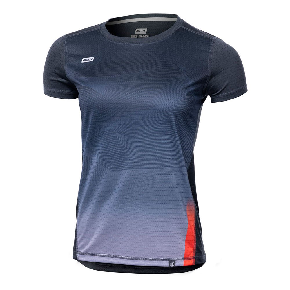 42k Running Wave Short Sleeve T-shirt Blau L Frau 42k Running Wave Short Sleeve T-shirt Blau L Frau von 42k Running