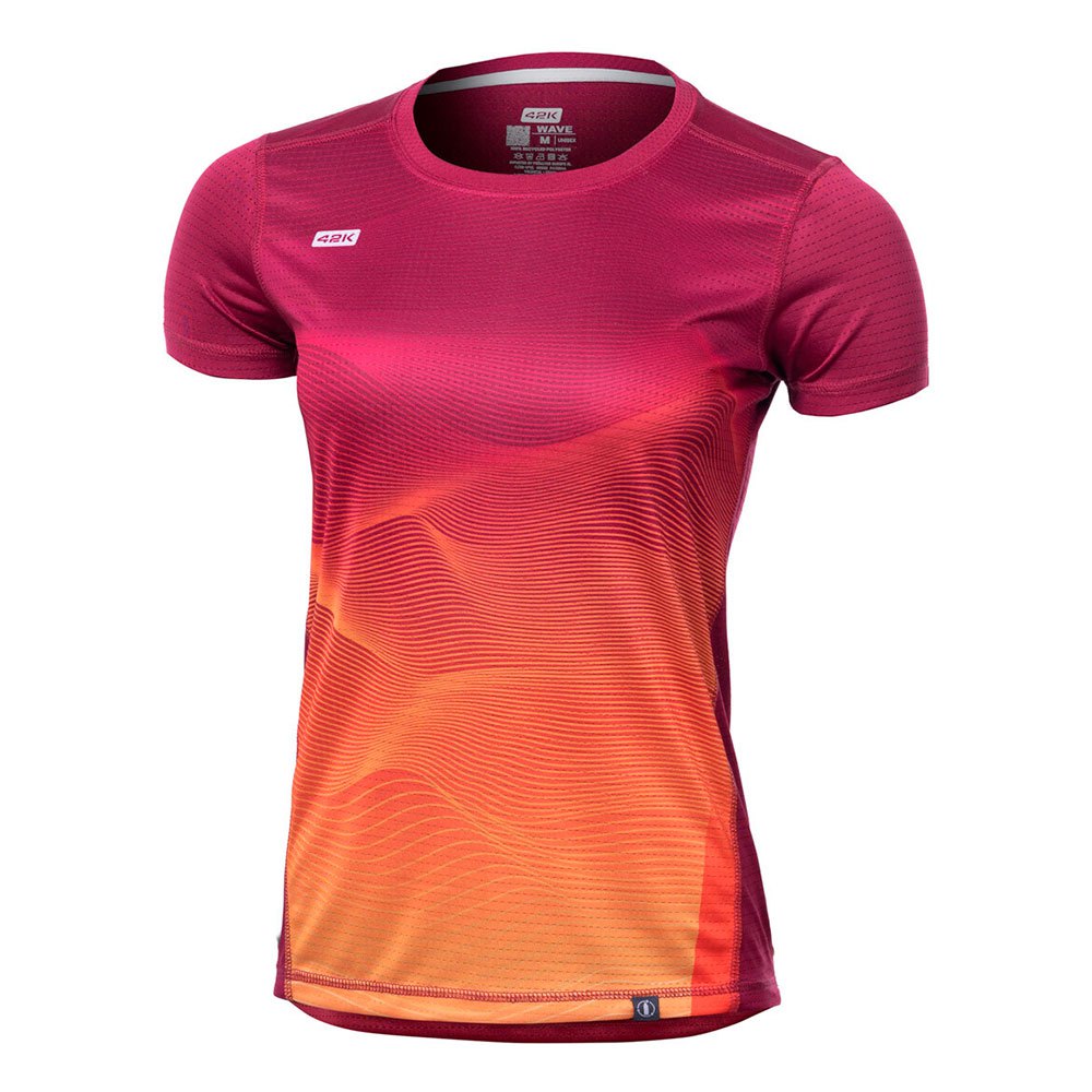 42k Running Wave Short Sleeve T-shirt Orange XL Frau 42k Running Wave Short Sleeve T-shirt Orange XL Frau von 42k Running