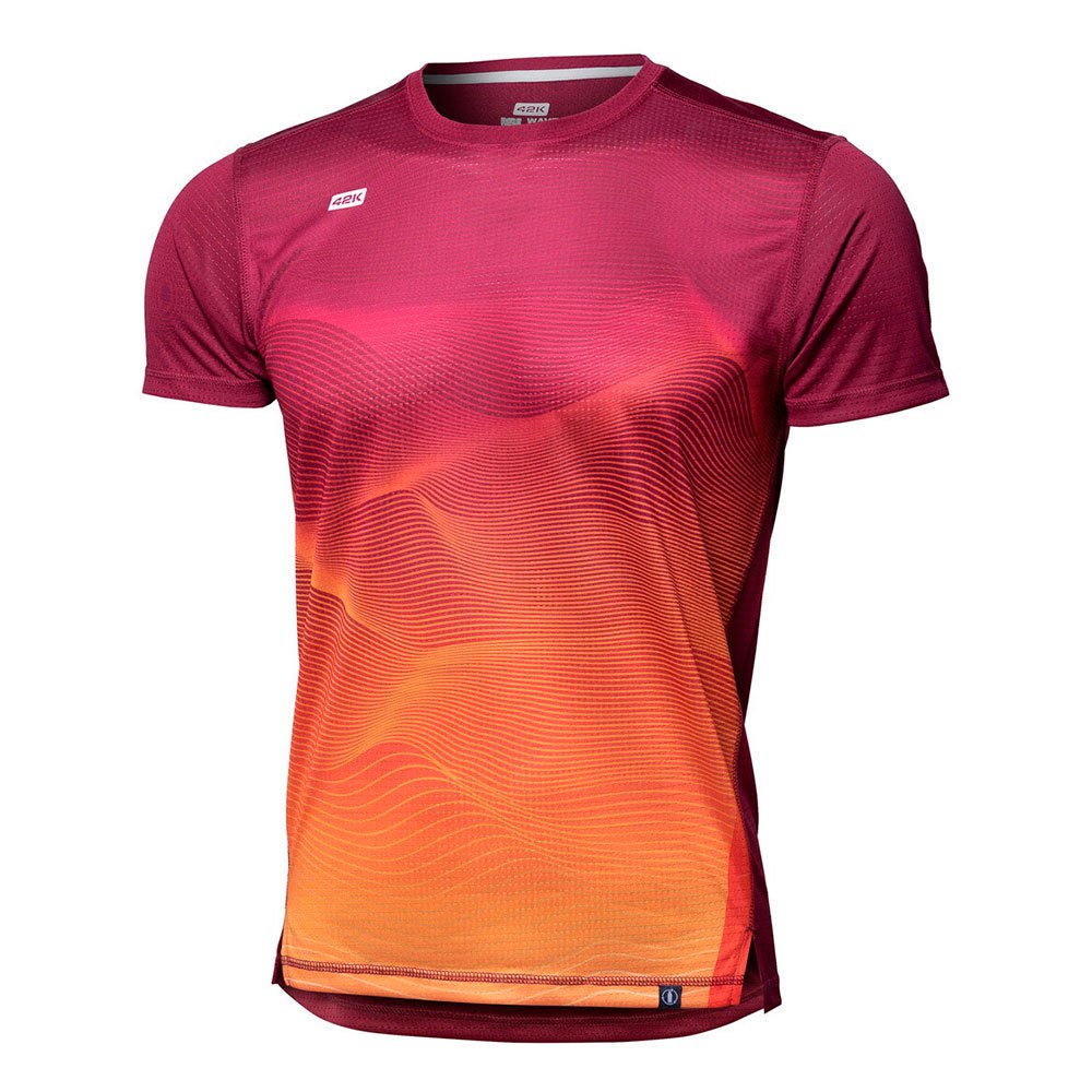 42k Running Wave Short Sleeve T-shirt Rot,Orange 2XL Mann 42k Running Wave Short Sleeve T-shirt Rot,Orange 2XL Mann von 42k Running