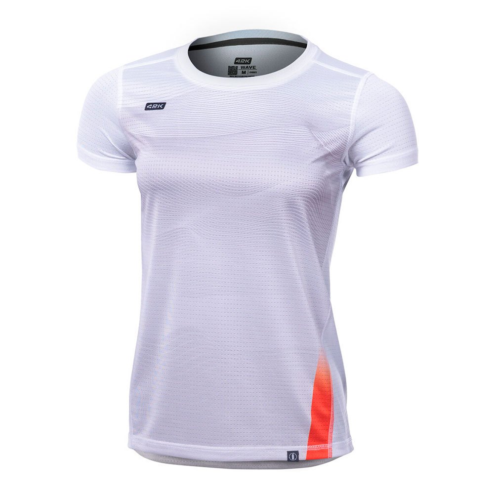 42k Running Wave Short Sleeve T-shirt Weiß XL Frau 42k Running Wave Short Sleeve T-shirt Weiß XL Frau von 42k Running