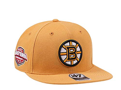 47 47brand Boston Bruins Grinder Edition Captain Snapback Cap - NHL Kappe von 47