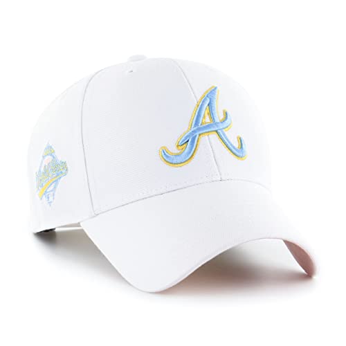 '47 Atlanta Braves White MLB World Series Sure Shot Most Value P. Snapback Cap - One-Size von '47