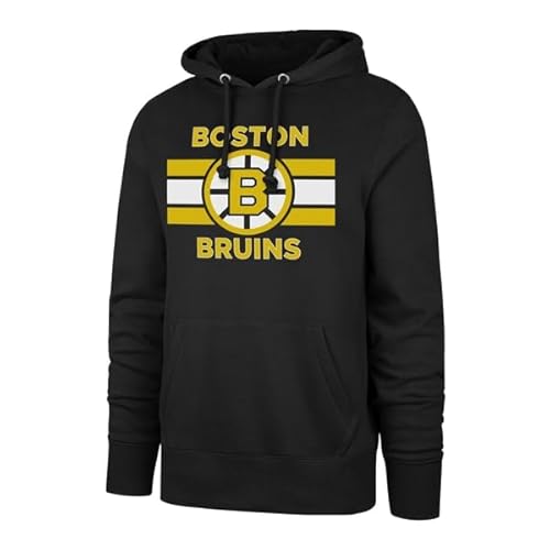 '47 Boston Bruins Stripe Burnside NHL Hoodie Schwarz '47 Boston Bruins Stripe Burnside NHL Hoodie Schwarz von '47
