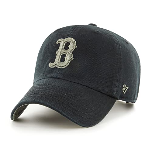 '47 Boston Red Sox Black MLB Ballpark Camo Clean Up Cap - One-Size '47 Boston Red Sox Black MLB Ballpark Camo Clean Up Cap - One-Size von '47