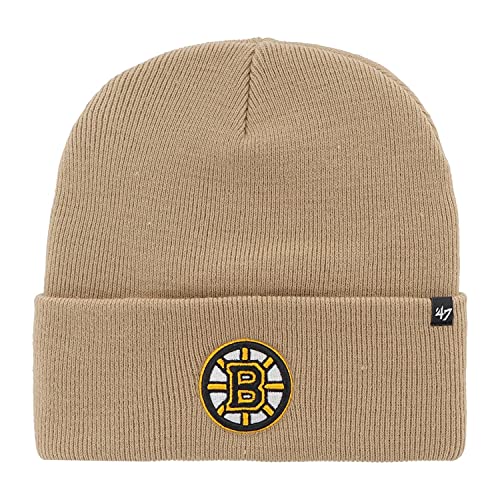 '47 Brand Beanie Wintermütze - Haymaker Boston Bruins Khaki von '47