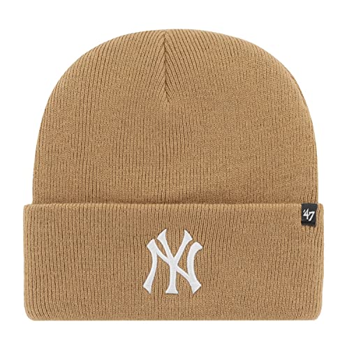 '47 Brand Beanie Wintermütze - HAYMAKER NY Yankees camel von '47