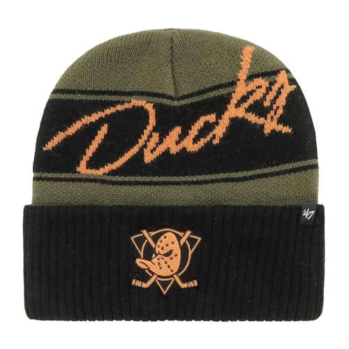 '47 Brand Beanie Wintermütze - Italic Anaheim Ducks Wood '47 Brand Beanie Wintermütze - Italic Anaheim Ducks Wood von '47