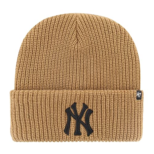 '47 Brand Beanie Wintermütze - Upper New York Yankees Camel von '47