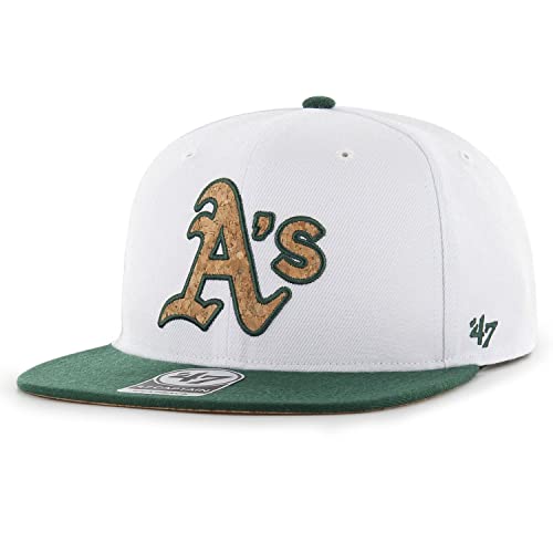 '47 Brand Captain Snapback Cap - Corkscrew Oakland Athletics '47 Brand Captain Snapback Cap - Corkscrew Oakland Athletics von '47