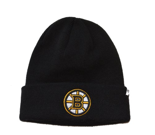 47 Brand Hockey-Mütze mit Bündchen – NHL Strickmütze mit erhöhtem Bündchen, Boston Bruins, Einheitsgröße 47 Brand Hockey-Mütze mit Bündchen – NHL Strickmütze mit erhöhtem Bündchen, Boston Bruins, Einheitsgröße von '47