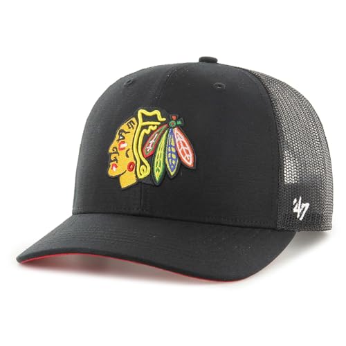 '47 Brand Mesh Trucker Cap - Ballpark Chicago Blackhawks '47 Brand Mesh Trucker Cap - Ballpark Chicago Blackhawks von '47