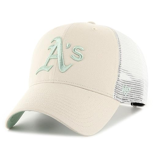 '47 Brand Mesh Trucker Cap - Ballpark Oakland Athletics Bone von '47