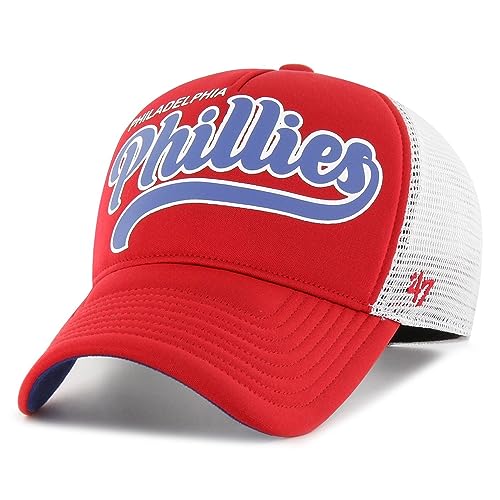 '47 Brand Mesh Trucker Cap Foam Script Philadelphia Phillies '47 Brand Mesh Trucker Cap Foam Script Philadelphia Phillies von '47