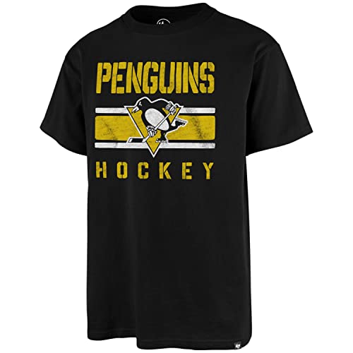 '47 Brand NHL Shirt - Distressed Pittsburgh Penguins - XL von '47