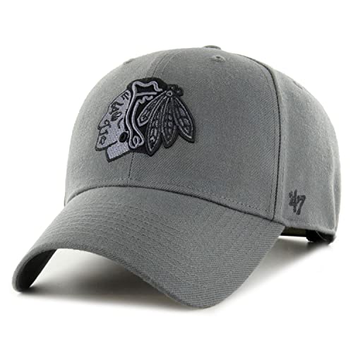 '47 Brand Snapback Cap - NHL Chicago Blackhawks Charcoal '47 Brand Snapback Cap - NHL Chicago Blackhawks Charcoal von '47