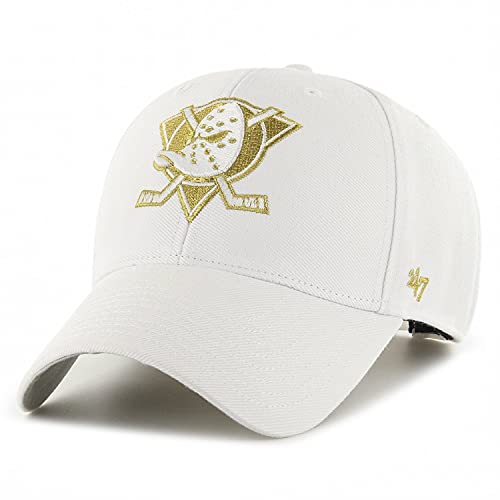 '47 Brand Snapback Cap - NHL Metallic Anaheim Ducks weiß '47 Brand Snapback Cap - NHL Metallic Anaheim Ducks weiß von '47