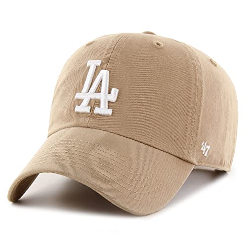 '47 Brand Strapback Cap - CLEAN UP Los Angeles Dodgers Khaki von '47