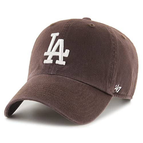 '47 Brand Strapback Cap - CLEAN UP Los Angeles Dodgers braun von '47