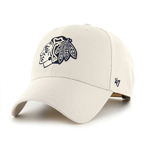'47 Chicago Blackhawks Bone NHL Most Value P. Snapback Cap - One-Size '47 Chicago Blackhawks Bone NHL Most Value P. Snapback Cap - One-Size von '47