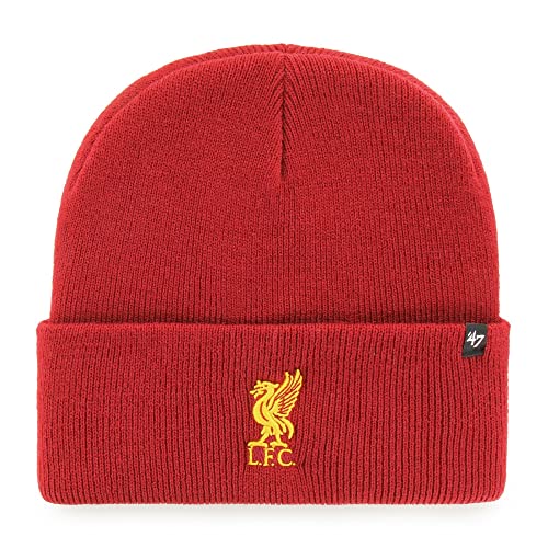 '47 FC Liverpool Red Yellow EPL Haymaker Cuff Knit Beanie One-Size von '47