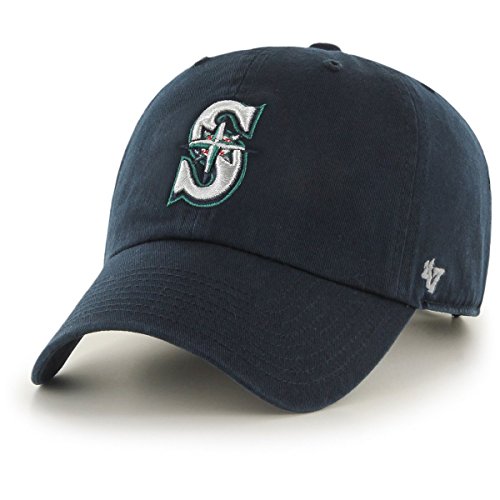 '47 Brand Adjustable Cap - CLEAN UP Seattle Mariners Navy von '47