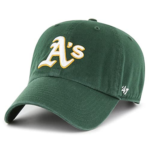'47 Oakland Athletics MLB Loop Label Clean Up Dunkelgrün Verstellbare Cap One-Size '47 Oakland Athletics MLB Loop Label Clean Up Dunkelgrün Verstellbare Cap One-Size von '47