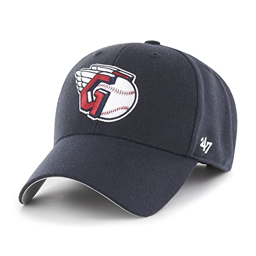 '47 MLB Cleveland Guardians Cap Basecap Baseballkappe MVP Kappe Navy '47 MLB Cleveland Guardians Cap Basecap Baseballkappe MVP Kappe Navy von '47