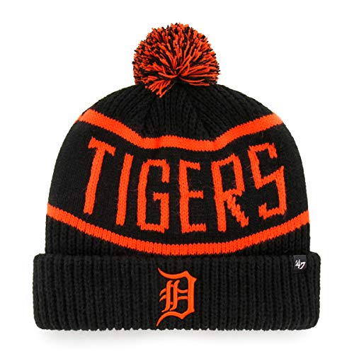 '47 MLB Detroit Tigers Black Calgary Cuff Knit Mütze Wollmütze '47 MLB Detroit Tigers Black Calgary Cuff Knit Mütze Wollmütze von '47