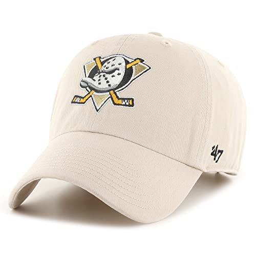 '47 Brand Adjustable Cap - CLEAN UP Anaheim Ducks Bone beige '47 Brand Adjustable Cap - CLEAN UP Anaheim Ducks Bone beige von '47