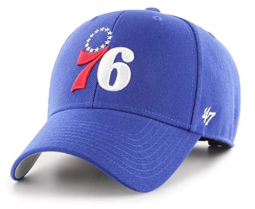 47 Philadelphia 76ers MVP Hat strukturierte verstellbare Kappe blau von '47