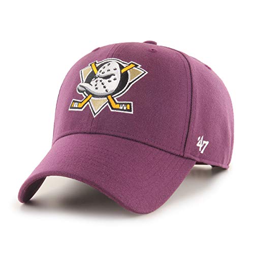 '47 Brand Adjustable Cap - NHL Anaheim Ducks Plum lila '47 Brand Adjustable Cap - NHL Anaheim Ducks Plum lila von '47