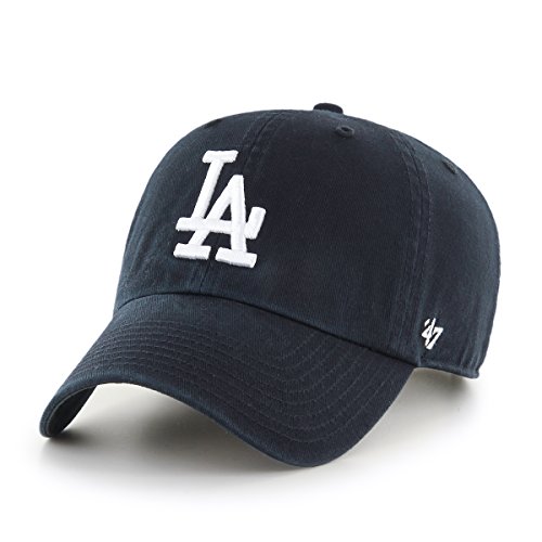 '47 Brand RGW12GWS Clean Up Strapback LA Dodgers Schwarz, Size:ONE Size von '47