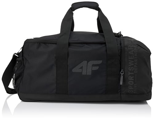 4F BAG U051 DEEP SCHWARZ UNISEX ERWACHSENE ONE SIZE, Tiefschwarz, Zeitgenössisch von 4F